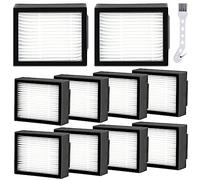 Artraise Lot de 10 filtres HEPA de rechange compatibles avec iRobot Roomba i7 i7+ i3 i3+ i2 i2 i1 i1+ i4 i6 i6+ i8 i8+ E5 E6 E7 I & J & E Serie Robot Aspirateur Pièces de rechange