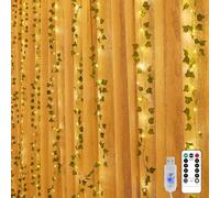 Artrastar 10 Pièces Guirlande Lumineuse 2x2m LED En Lierre Artificiel Guirlande USB Avec 200 LED Pour Décoration Printanière Chambre D'Enfant Rideaux Et Murs