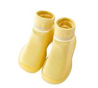 ARtray Chaussures pour bébé de 12 mois - Pour enfant - Pour nouveau-né - Garçon - Fille - Premières chaussures antidérapantes - Chaussures de prémarche - Éclairage pour bébé, jaune, 20