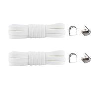 ARtray Lacets à fermeture rapide pour enfants - Lacets de sport élastiques réglables - Lacets ronds pour chaussures d'hiver, Blanc., Taille unique