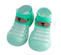 ARtray Pantoufles antidérapantes pour bébé garçon fille imprimé animal dessin animé chaussettes chaussures tout-petit maille respirante les chaussettes de sol antidérapantes chaussures de bain