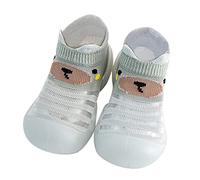 ARtray Pantoufles antidérapantes pour bébé garçon fille imprimé animal dessin animé chaussettes chaussures tout-petit maille respirante les chaussettes de sol antidérapantes chaussures de bain