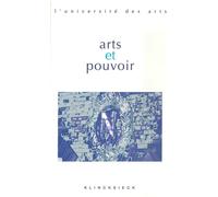 Arts et pouvoir - Marc Jimenez - Klincksieck - broché - Essai