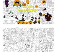 Arts et travaux manuels d'halloween pour Enfants,183 × 86 cmAffiche à Colorier d'halloween Nappe de coloriage pour Activité Manuelle Halloween Enfant