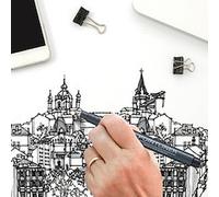 Arts Feutre technique permanent Pointliner, sepia