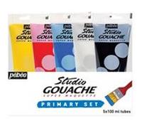 Arts Graphiques Pebeo Studio Gouache Pack Primaires 5 Tubes 100 Ml Pack Primaires 5 Tubes 10 PACK PRIMAIRES 5 TUBES 10 G