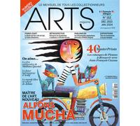 Arts Magazine n°152 : Alfons Mucha, maître de l'art nouveau - décembre 2023 Le mensuel de tous les collectionneurs - Collectif - Arts Magazines - broché - Revue