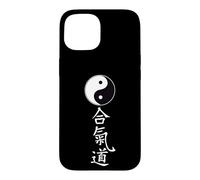 Arts Martiaux Aïkido Tao Yin Yang Symbole caractères Chinois Coque pour iPhone 15