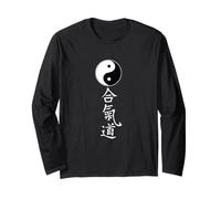 Arts Martiaux Aïkido Tao Yin Yang Symbole caractères Chinois Manche Longue