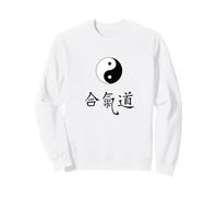 Arts Martiaux Aïkido Tao Yin Yang Symbole caractères Chinois Sweatshirt