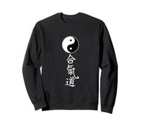 Arts Martiaux Aïkido Tao Yin Yang Symbole caractères Chinois Sweatshirt