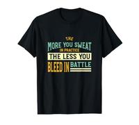 Arts Martiaux Amusants, Plus Vous transpirez dans la Pratique T-Shirt Graphique avec Valeur
