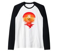 Arts Martiaux Chinois Vintage Wing Chun Sunset Kung Fu Manche Raglan