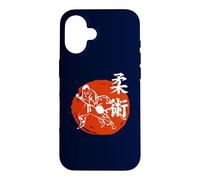Arts Martiaux Combattant Jiu Jitsu Japonais Kanji Jujutsu Coque pour iPhone 16