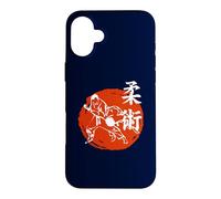 Arts Martiaux Combattant Jiu Jitsu Japonais Kanji Jujutsu Coque pour iPhone 16 Plus