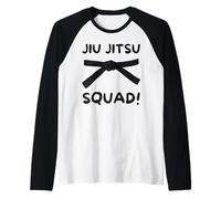 Arts Martiaux de Groupe et équipe de Jiu Jitsu Assortie Manche Raglan