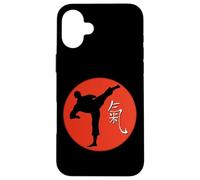 Arts Martiaux Fighter Kickboxer Taiji Qi Gong avec Signe chi Coque pour iPhone 16 Plus