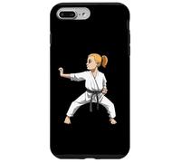 Arts Martiaux Karaté Fille Combattante Coque pour iPhone 7 Plus/8 Plus