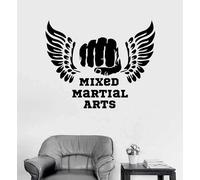 Arts martiaux mixtes art sculpture stickers muraux arts martiaux gym décoratifs stickers muraux 56x70cm