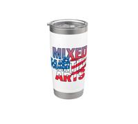 Arts martiaux mixtes USA Gobelet isotherme en acier inoxydable double paroi