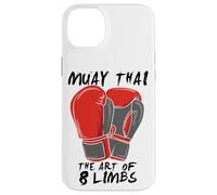 Arts Martiaux Muay Thai The Art of 8 Membs Citation Thai Boxing Coque pour iPhone 14 Plus