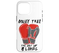 Arts Martiaux Muay Thai The Art of 8 Membs Citation Thai Boxing Coque pour iPhone 16 Pro Max