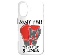 Arts Martiaux Muay Thai The Art of 8 Membs Citation Thai Boxing Coque pour iPhone 17