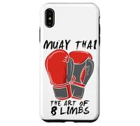 Arts Martiaux Muay Thai The Art of 8 Membs Citation Thai Boxing Coque pour iPhone XS Max