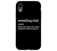 Arts Martiaux Sports de Combat Définition Amusante Club de Lutte Coque pour iPhone XR