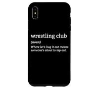 Arts Martiaux Sports de Combat Définition Amusante Club de Lutte Coque pour iPhone XS Max