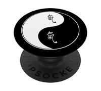 Arts Martiaux Taiji Qi Gong Yoga Yin Yang Tao Symbole et Chi PopSockets PopGrip Adhésif