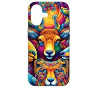 Arts psychédéliques pour Filles - Visions d'animaux Abstraits Coque pour iPhone 17