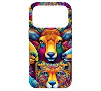 Arts psychédéliques pour Filles - Visions d'animaux Abstraits Coque pour iPhone 17 Pro