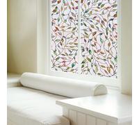 Artscape Film décoratif pour fenêtre Motif Feuilles Transparent/Multicolore 61 x 92 cm