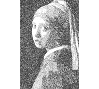 ArtScribble: Ragazza col turbante: collana di quaderni con filigrana -6 x 9 in - 15,24 × 22,86 cm - Quadretti da 5 mm