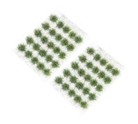 ARTSEWPLY 1 boîte Miniature Herbe Décorative Résine Touffes de Gazon Artificiel Vert Hiver Résistante Haute Température pour Maquettes de Paysage et Tables de Sable Boîte