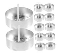 ARTSEWPLY 1 ensemble Kit de Fabrication de Bougies DIY avec Contenants Aluminium et Mèches Moules Transparente pour Bougies Chauffe Teintes et Accessoires de Bricolage