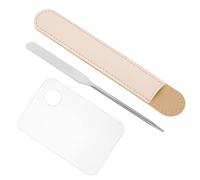 ARTSEWPLY 1 Jeu de palette makeup kit make up kit trousse plaque de maquillage pratique bol manucure spatule palette cosmétique de mélange de fond de teint Acier inoxydable