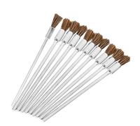 ARTSEWPLY 10 pièces Brosse Métallique pour Perceuse Manche Allongé Poils Crin de Cheval Nettoyage Circuits Électriques Accessoires pour Perceuse Brosse Rotative Multi-usages Résistante