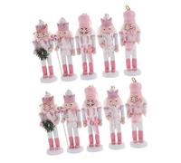 ARTSEWPLY 10 Pièces Décorations de Noël Nutcracker Suspendu de Figures de Soldat de Noël pour Décoration Intérieure