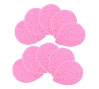 ARTSEWPLY 10 pièces Éponge Démaquillante Lavable Cellulosique pour Nettoyage Visage Éponge de Voyage Pratique et Filles