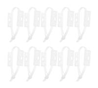 ARTSEWPLY 10 pièces Kit Ancrage Meuble Anti-basculement pour Chambre Sangle Sécurité Extensible pour Protection Fixation Murale Rapide pour Armoire Réfrigérateur et Placard