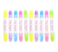 ARTSEWPLY 10 pièces Stylo Dissolvant Vernis à Ongles Stylo Correcteur Bords Ongles Rechargeable Précis pour Manucure à Domicile et Salons Professionnels