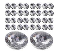 ARTSEWPLY 100 Boutons Strass pour Ameublement 20 MM Clous de Tapissier en Cristal Transparents pour Couture Canapé DIY Lot de 100 Pièces pour Tête de Lit Loisirs Créatifs et Décoration
