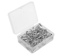 ARTSEWPLY 100 Pièces Épingles de Sûreté Incurvées Nickelé pour Couture et Quilting Épingles à Bâtir Durables pour Fixation Multi-Couches Accessoires de Couture et Patchwork