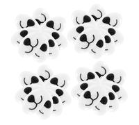 ARTSEWPLY 100 Pièces Nez Sécurité pour Peluche Au Crochet Bouche Ours Plate Ovale Accessoires DIY pour Fabrication de Jouets