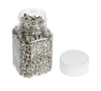 ARTSEWPLY 1000pièces Accessoires Pour Tresses Clips Pour Extensions De Cheveux Anneaux Pour Tresses De Perles De Silicone Dorées Accessoires De Pour Cheveux Humains