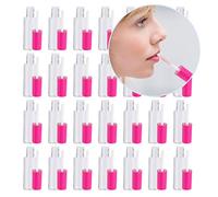 ARTSEWPLY 100pièces Contenants à Lèvres Transparente Avec Couvercle Bouteilles Pour Gloss Huile Et à Lèvres Accessoires Pour Femmes Et Filles Rosy