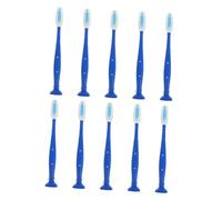 ARTSEWPLY 10pièces Lot De Brosses à Dents Miniatures Pour Voyages à Manche Court Et Poils Souples Adaptées Aux Établissements Sécurisés