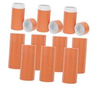 ARTSEWPLY 10pièces Lot De Tubes Vides Papier Avec Couvercle Boîtes Carton Pour Thé Et Épices Organisateur De Rangement Rond